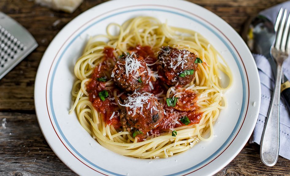 Hjemmelagde italienske kjøttboller Hjemmelagde italienske kjøttboller