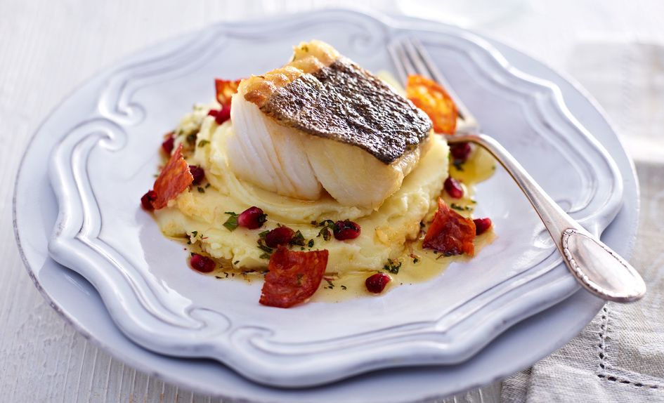 Skrei med chorizo Skrei med chorizo
