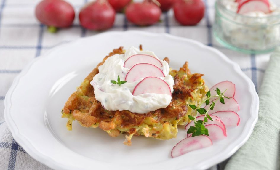 Grønnsaksvaffel Grønnsaksvaffel