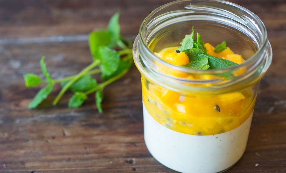 Lime panna cotta Lime panna cotta