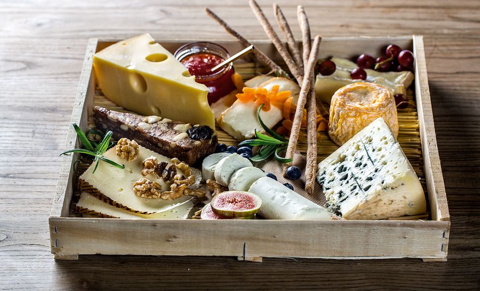 Ostefat med sinte oster Ostefat med sinte oster