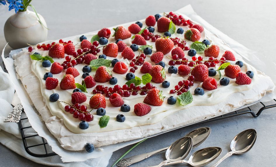 Pavlova Kake Wenche Integrert Kjokkenet 