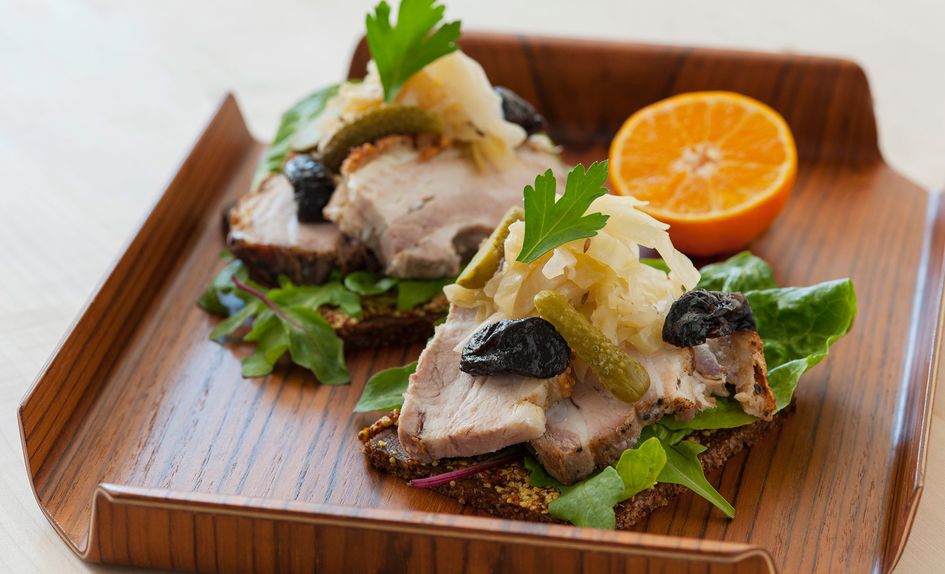 Ribbesmørbrød Ribbesmørbrød