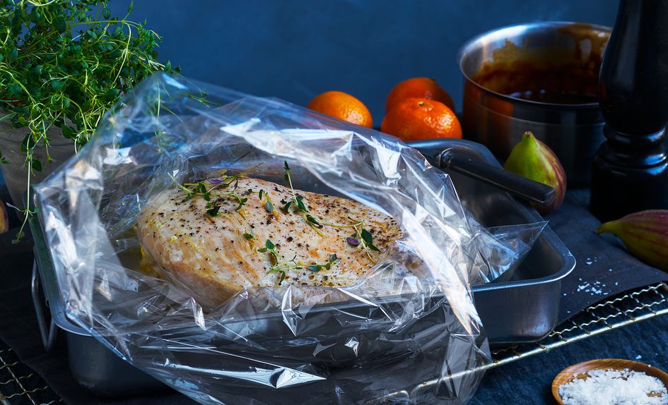 Kalkunfilet i stekepose Kalkunfilet i stekepose