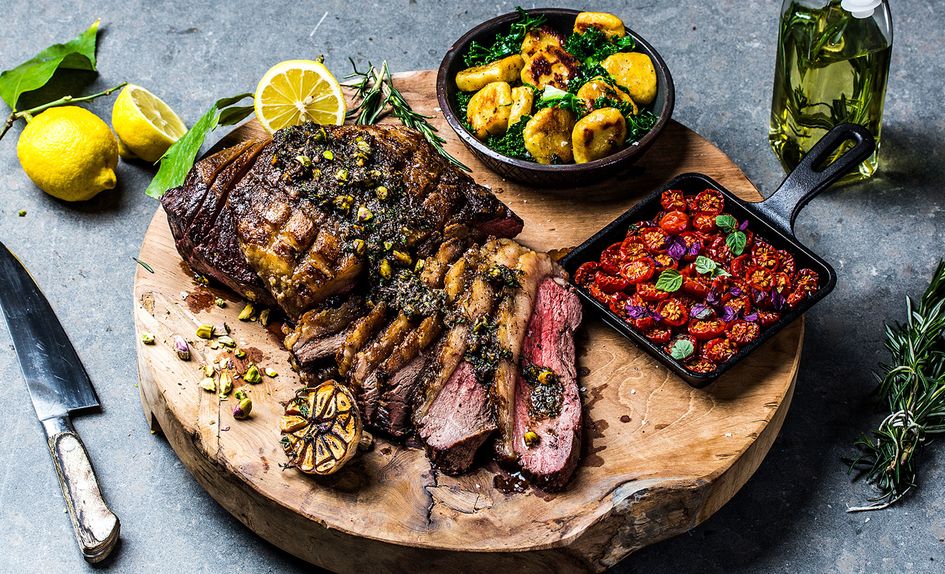 Culotte med langtidsbakte tomater Culotte med langtidsbakte tomater