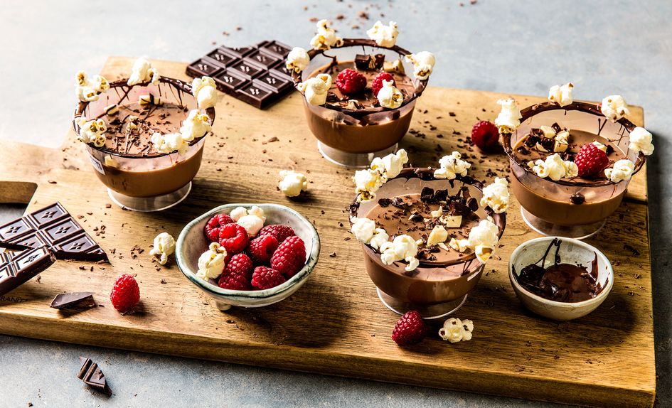 Sjokolade panna cotta Sjokolade panna cotta