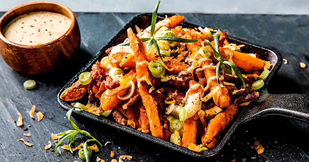 Søtpotet Fries-Bilde
