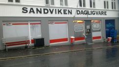 Fasade Nærbutikken Sandviken