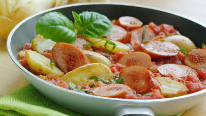 Betasuppe med pølse