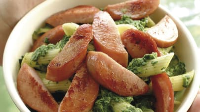 Betasuppe med pølse