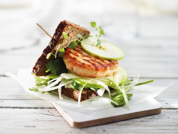 Fruen fra havet fiskeburger Fruen fra havet fiskeburger