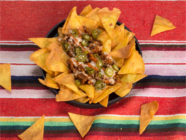 Nachos med pulled pork Nachos med pulled pork