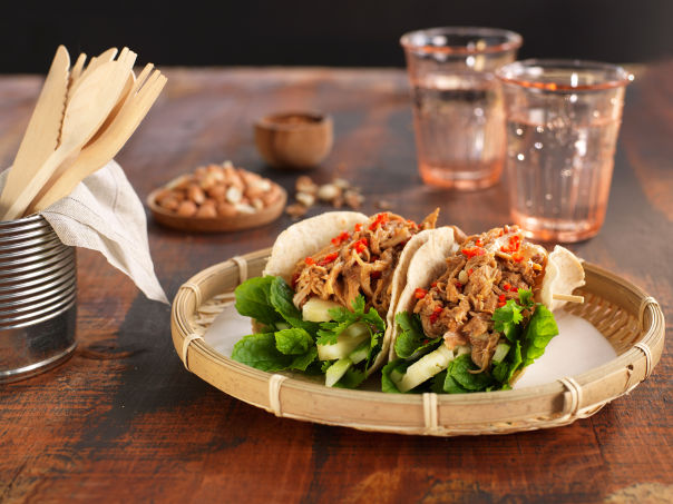 Tortilla med revet kylling Tortilla med revet kylling