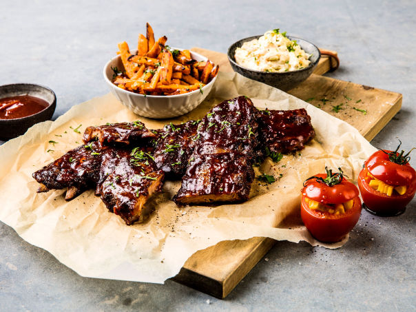 Memphis style spareribs Memphis style spareribs