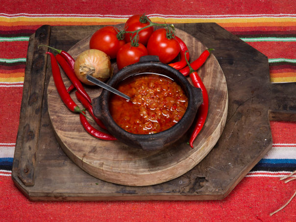 Salsa tres chiles Salsa tres chiles
