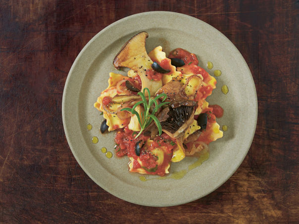Ravioli med sopp Ravioli med sopp