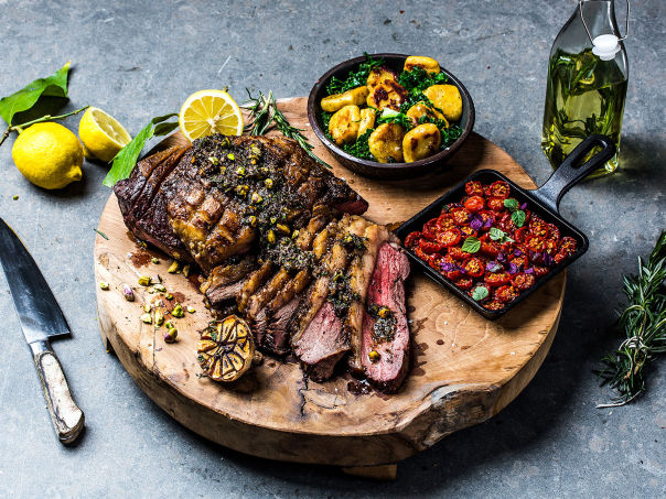 Culotte med langtidsbakte tomater Culotte med langtidsbakte tomater