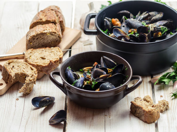 Hvordan dampe blåskjell