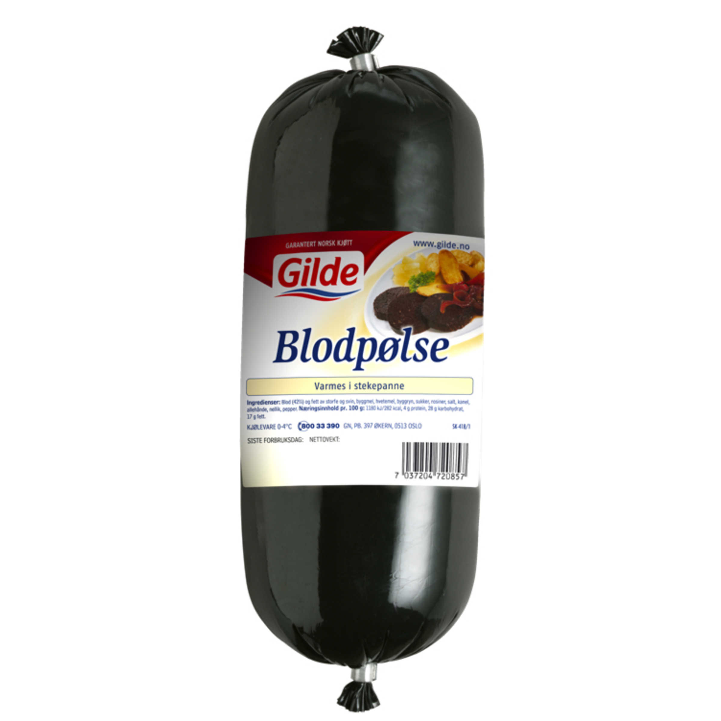 Blodpølse - Snabb 400g Gilde | Meny.no