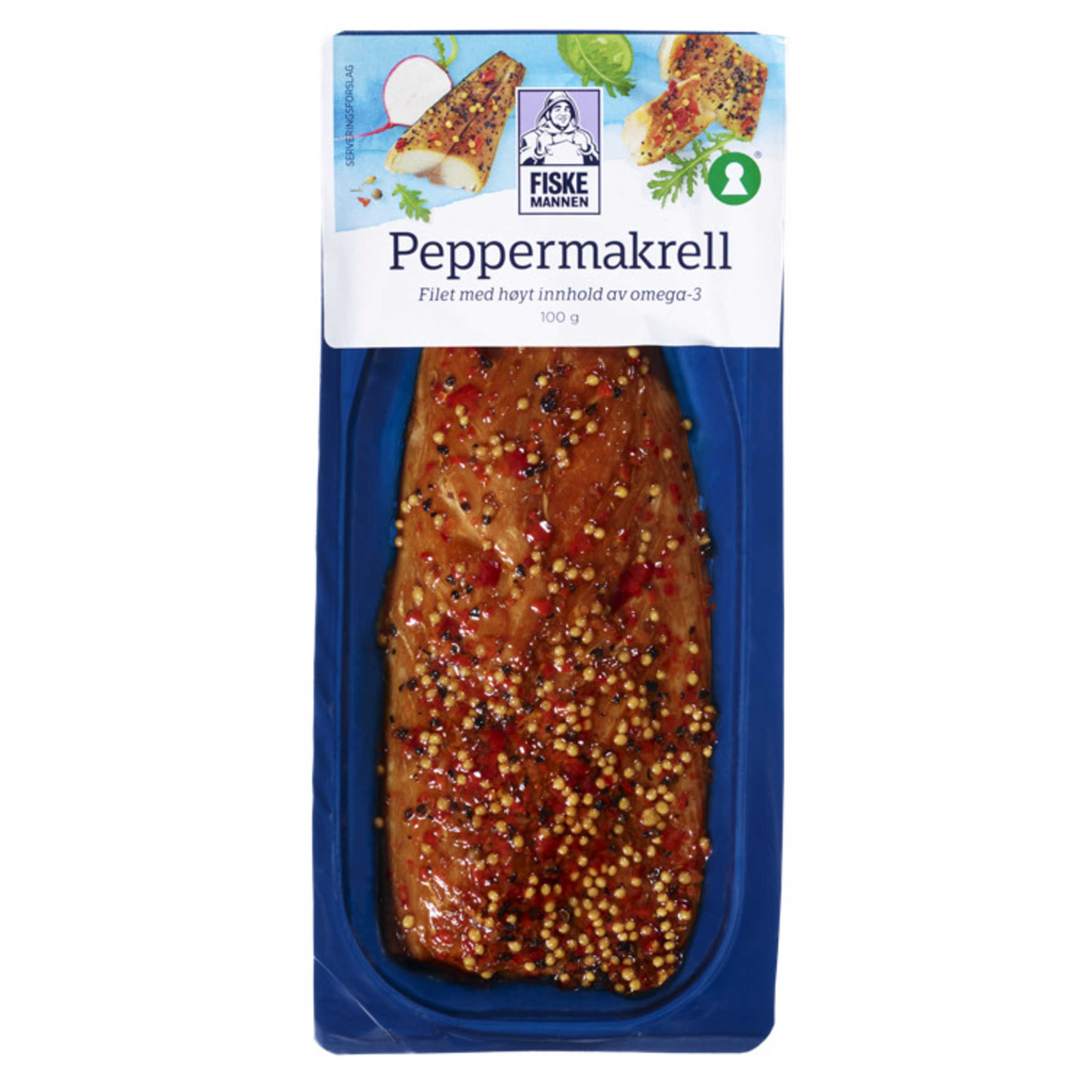Grillet Peppermakrell Bilde