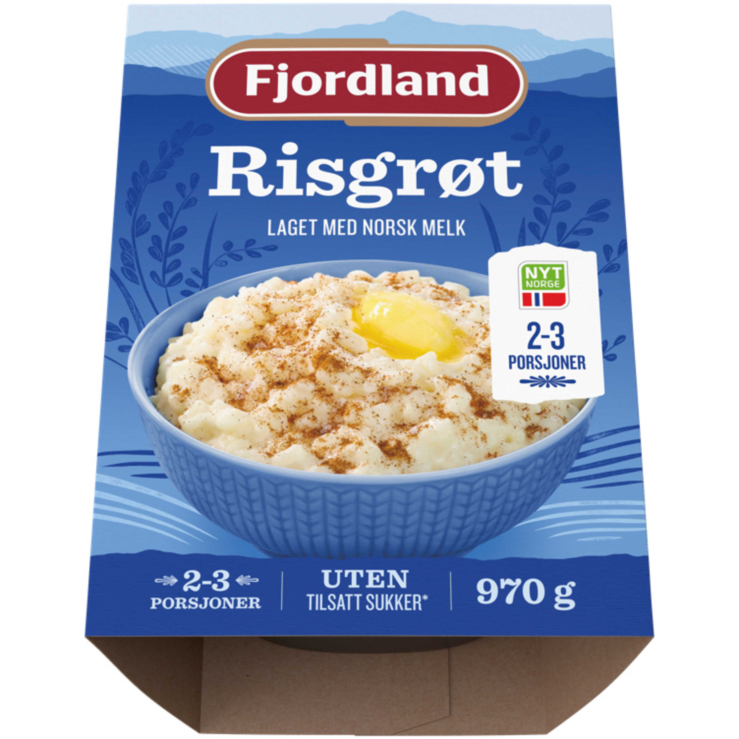 Tine Risgrøt Risgrøt - 970g Fjordland | Meny.no