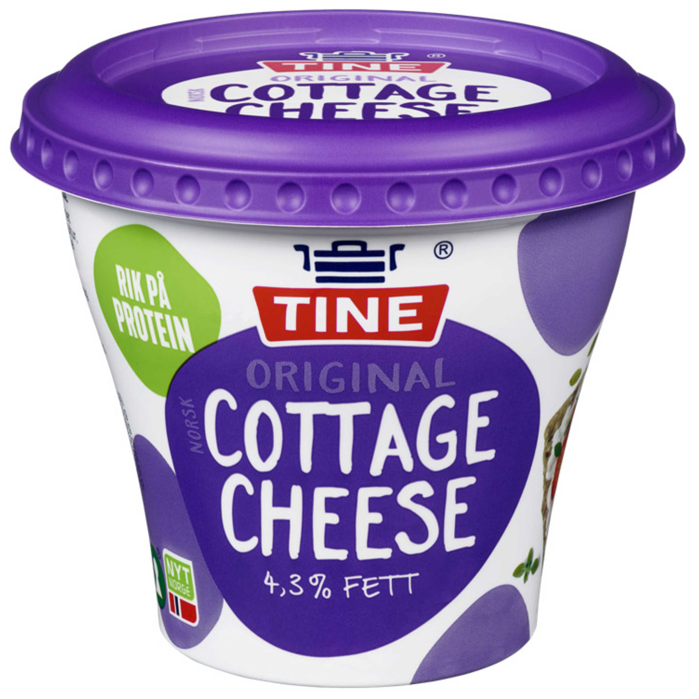 Cottage Cheese 250g Tine Meny.no