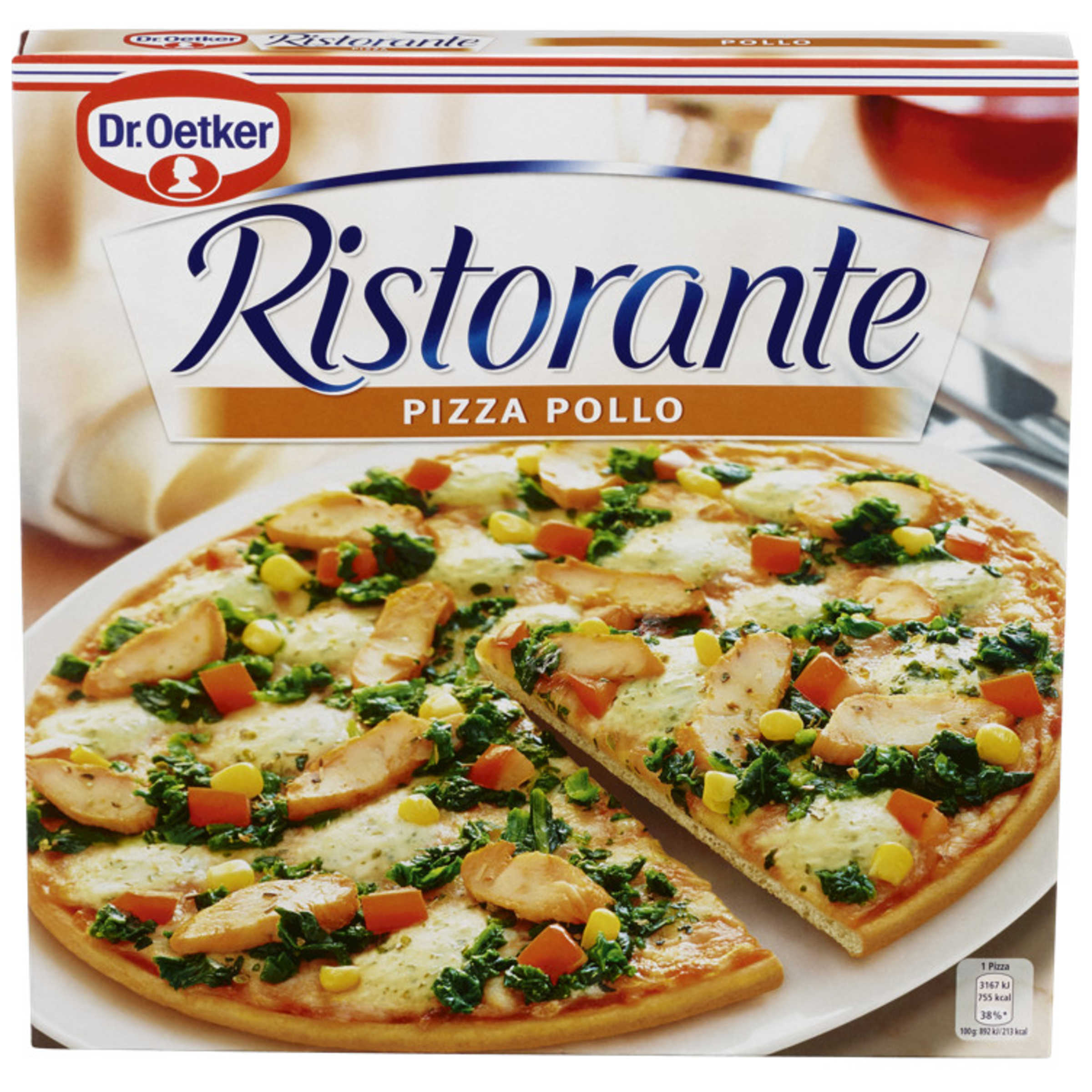 Ristorante Pizza Pollo 355g Dr.Oetker Meny.no