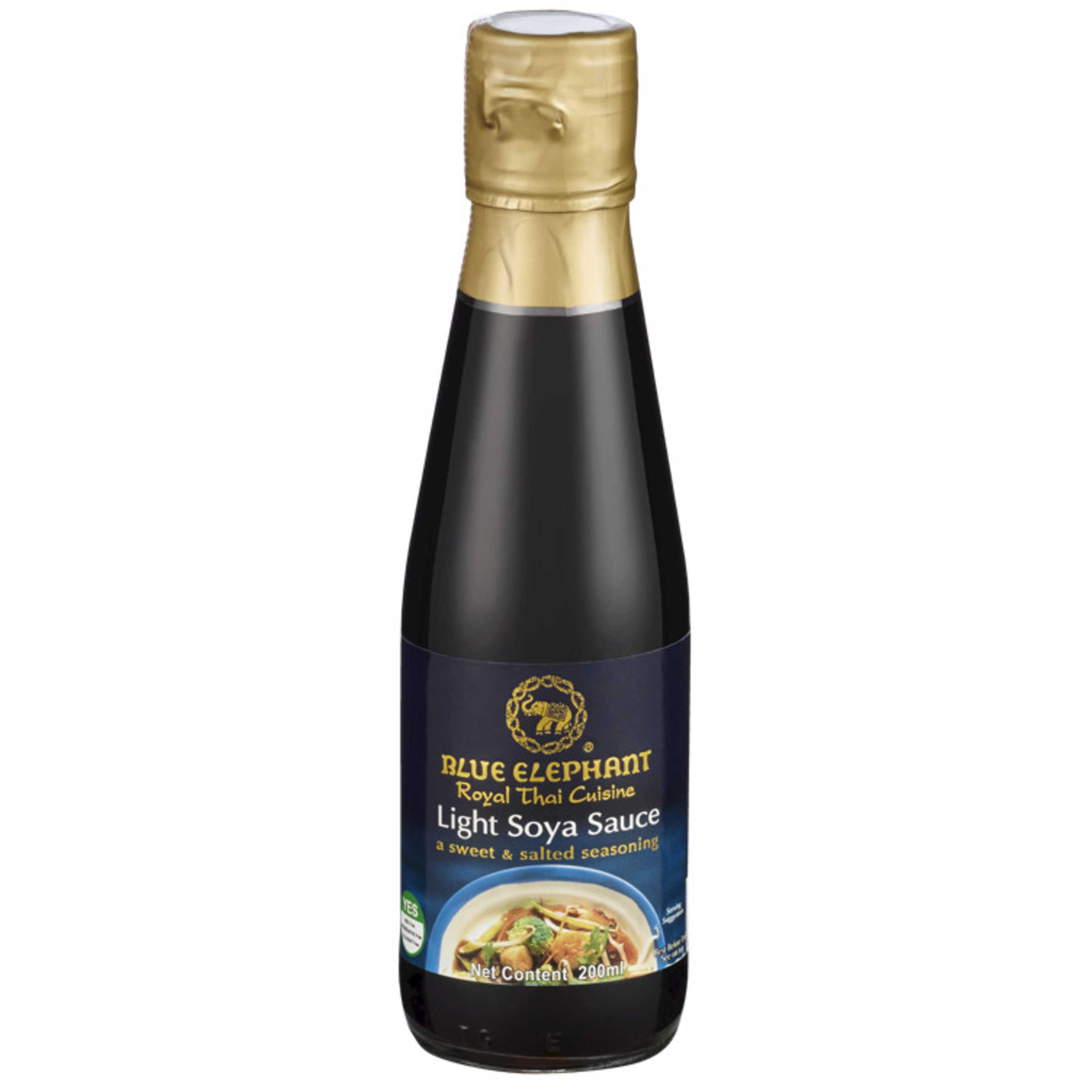 Soya Sauce Light 200ml Blue Elephant Meny.no