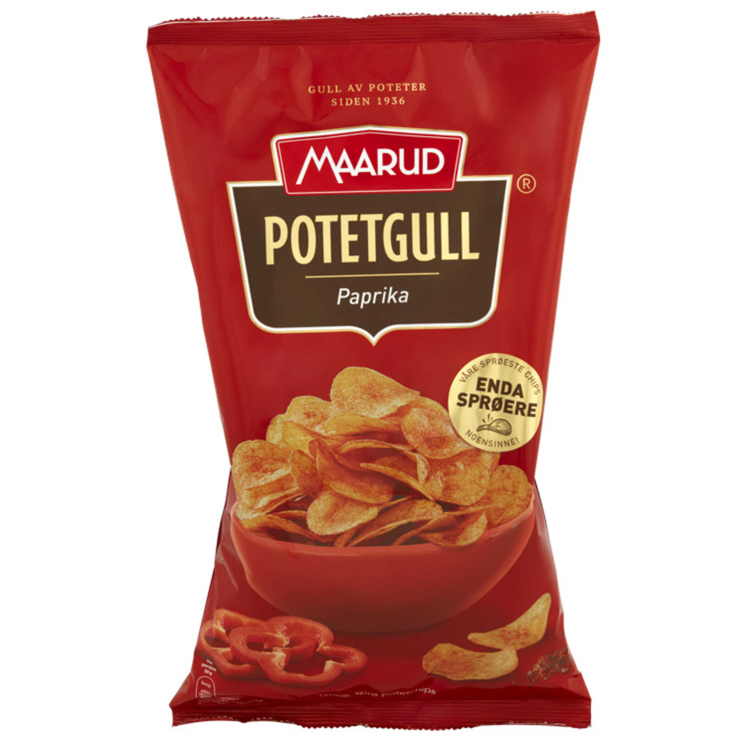 Potetgull Paprika 250g Maarud Meny.no