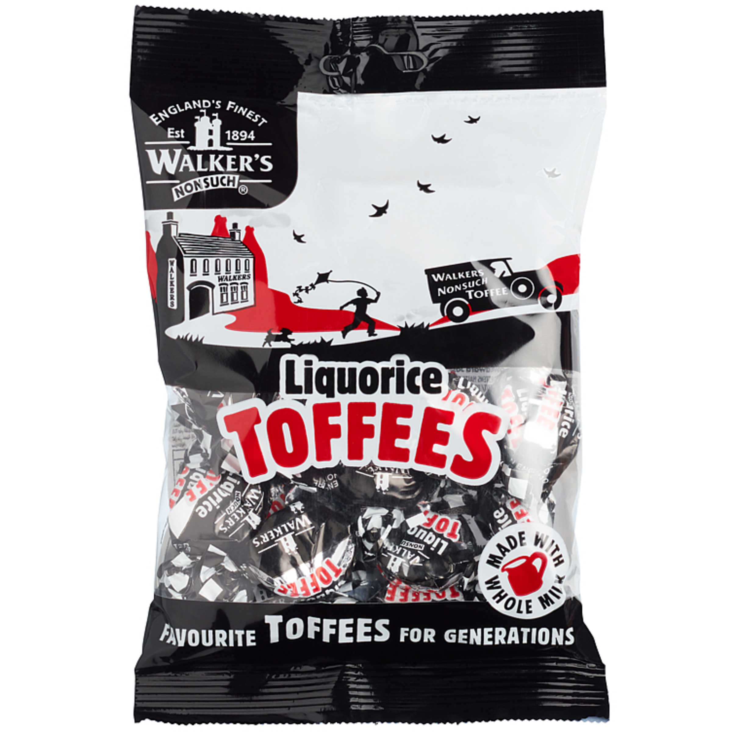 Liquorice Toffees 150g Walkers Meny.no