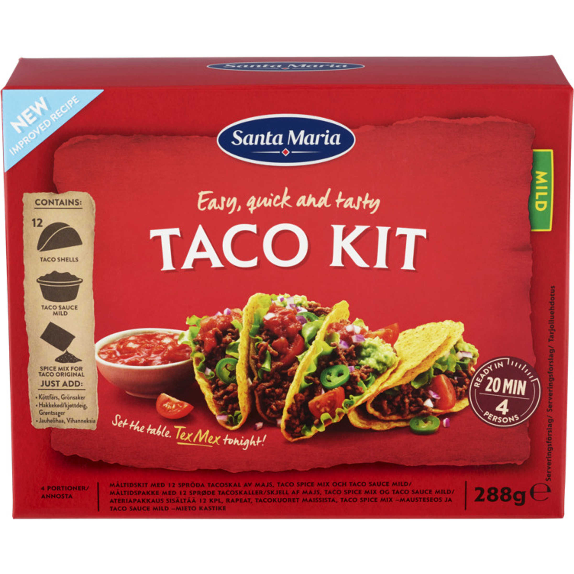 Taco Kit 288g St Maria Meny no