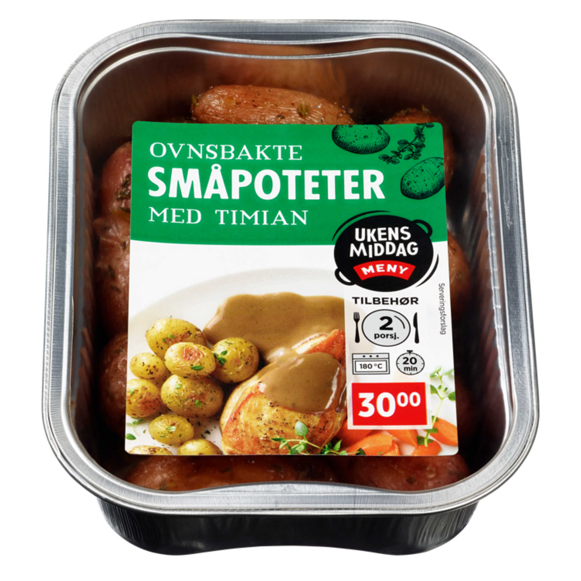 Ovnsbakte kokte poteter Ovnsbakte kokte poteter