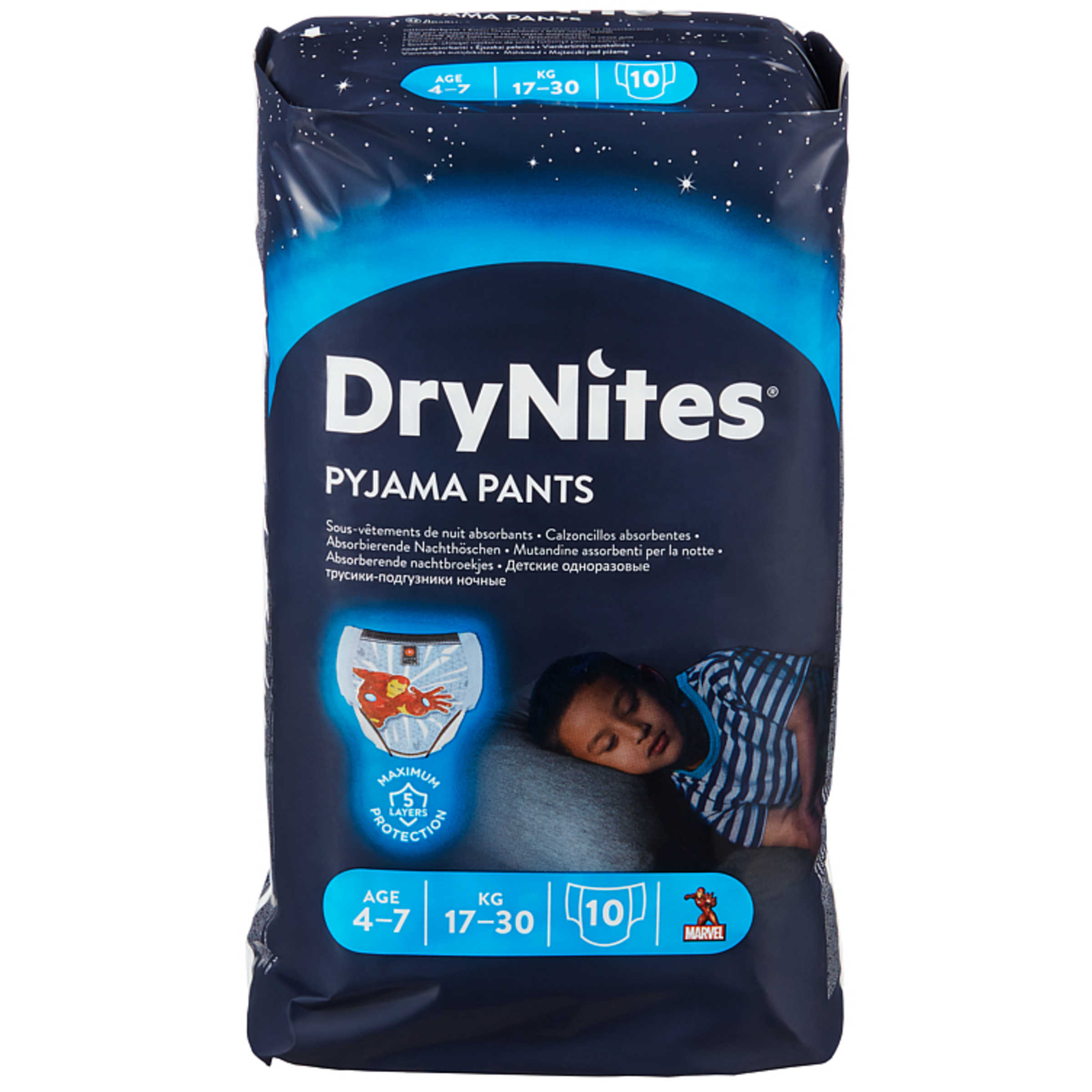Huggies Drynites Medium Boy 17 30kg 10stk Meny no huggies-drynites-medium-boy-17-30kg-10stk-meny-no