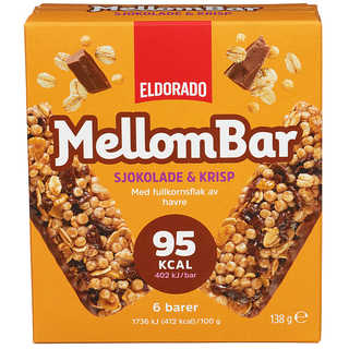 Mellombar - Sjokolade&Krisp 138g Eldorado