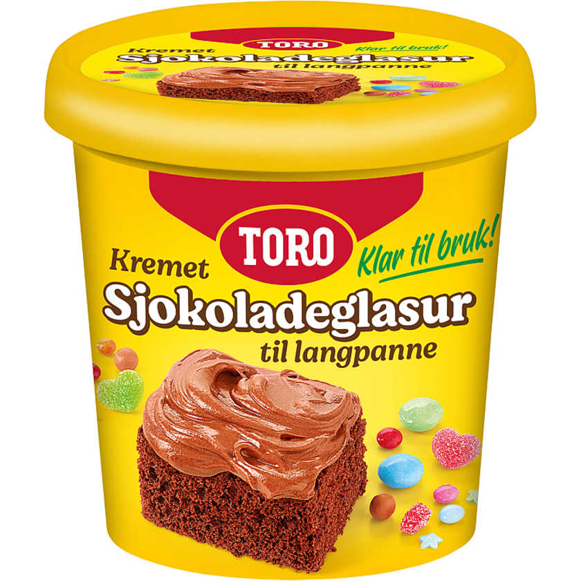 Sjokoladeglasur Kremet 340g Toro Meny.no
