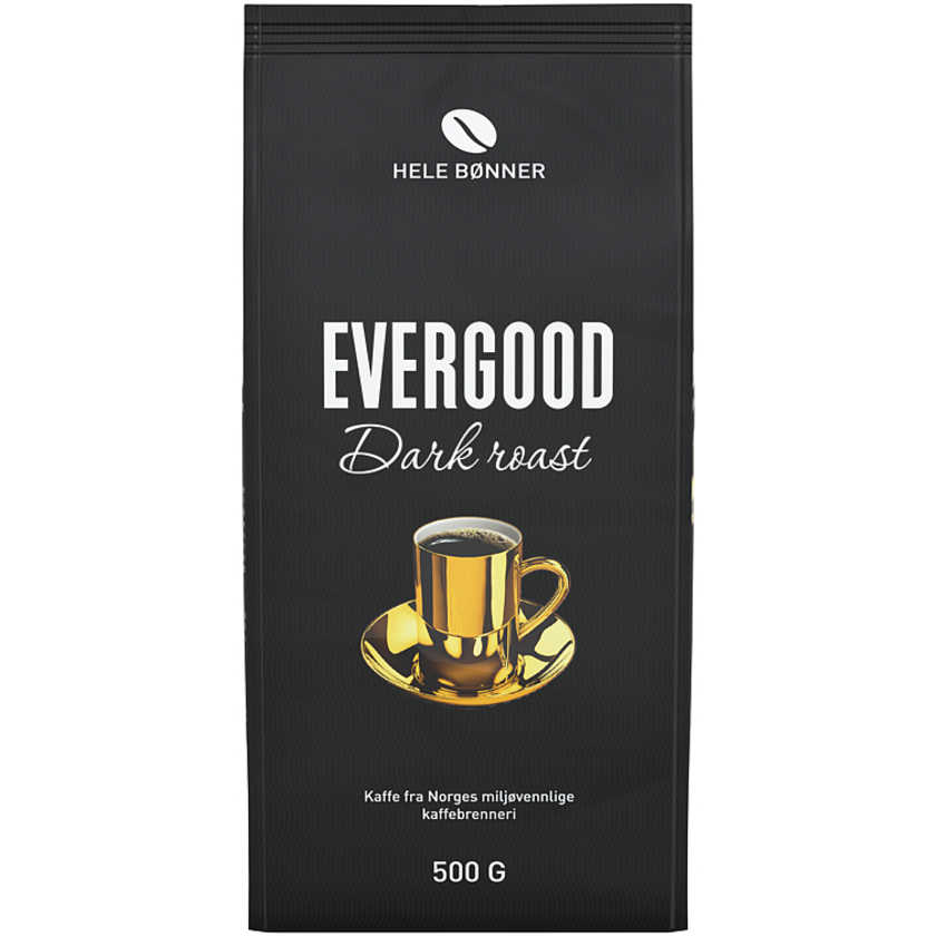 Evergood Dark Roast Hel 500g Meny No