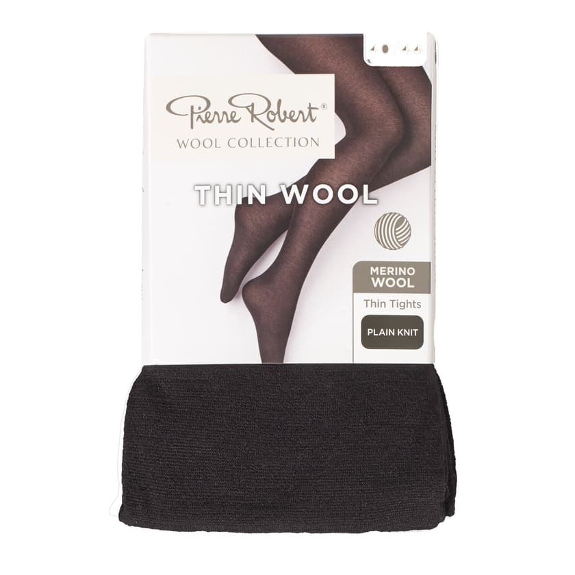 Tights Wool Thin 4448 Black Pierre Robert Meny.no