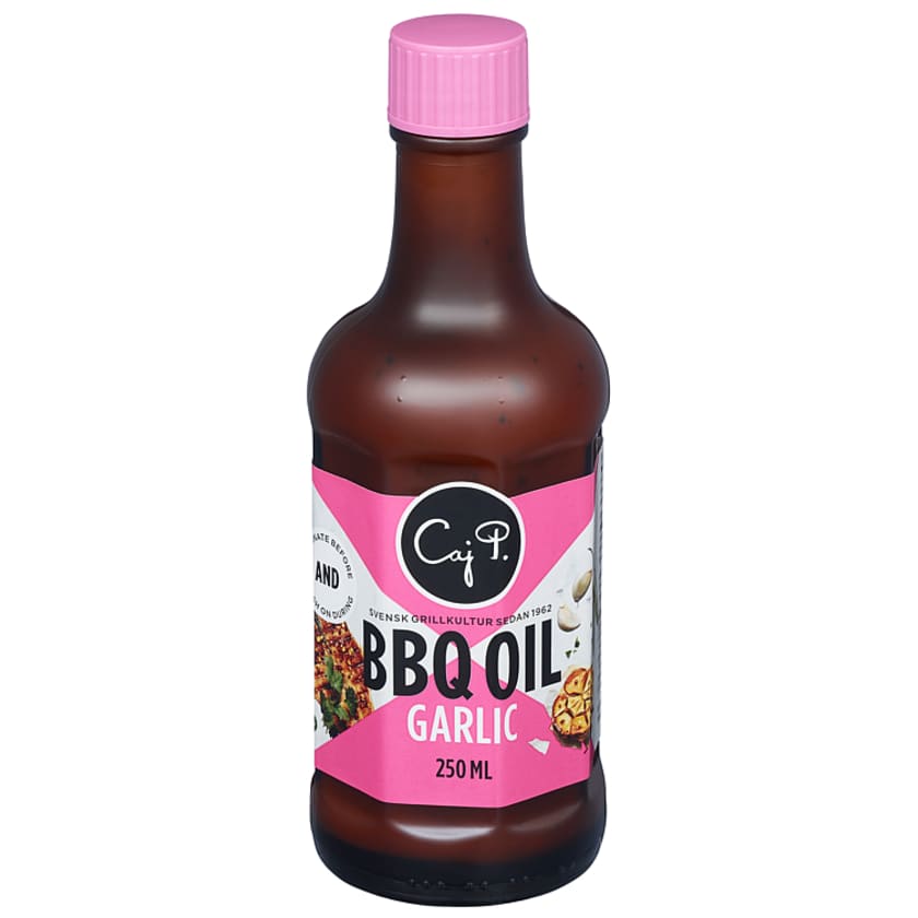 Bbq Oil Hvitløk 250ml Caj P Meny.no