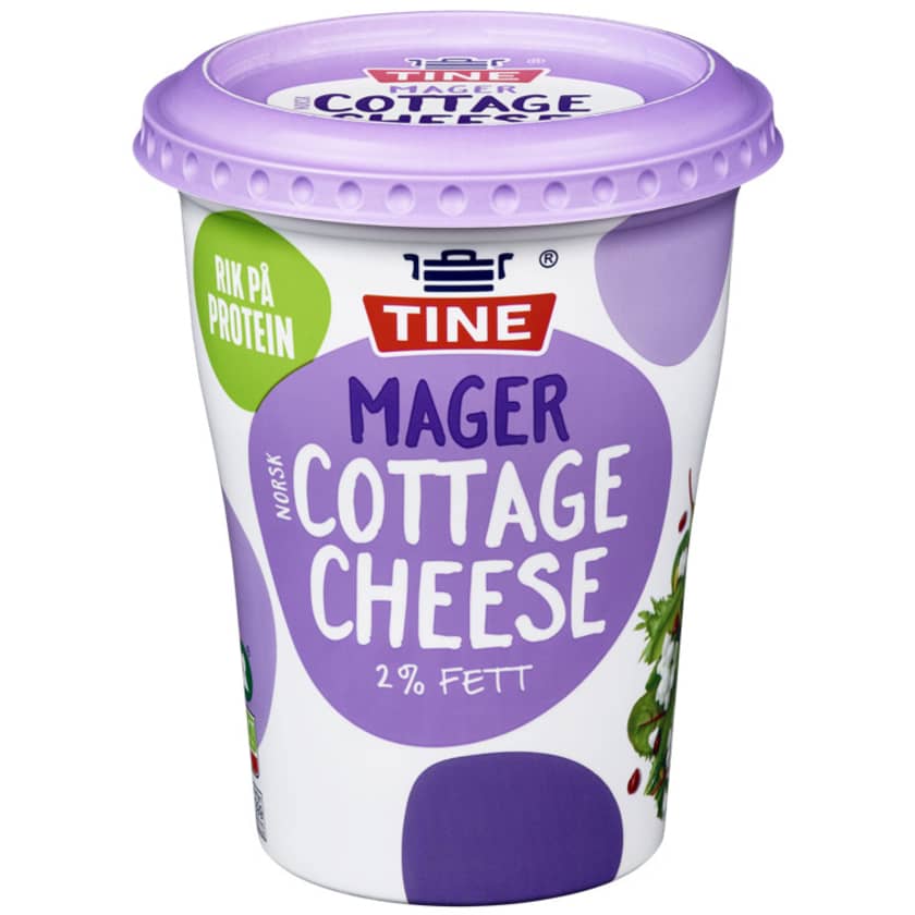 Cottage Cheese Mager 400g Tine Meny.no