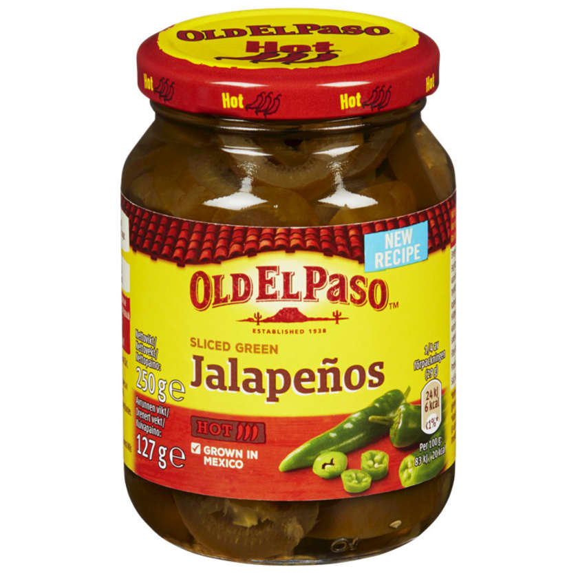 Jalapenos 250g Old El Paso Meny.no
