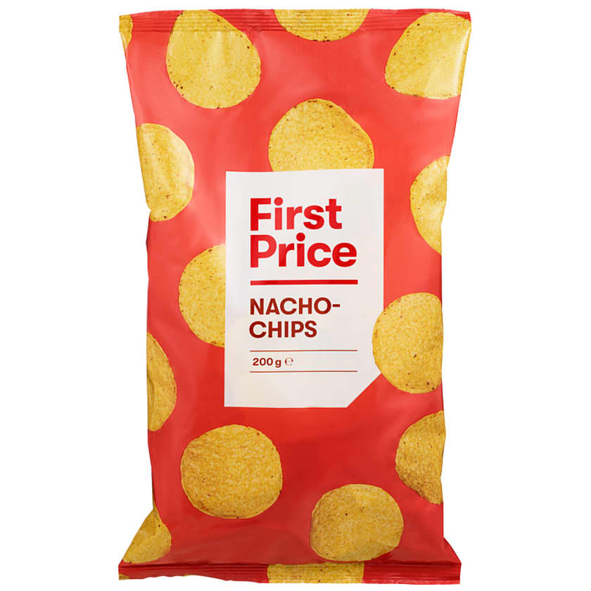Nacho Chips Salt 200g First Price Meny.no