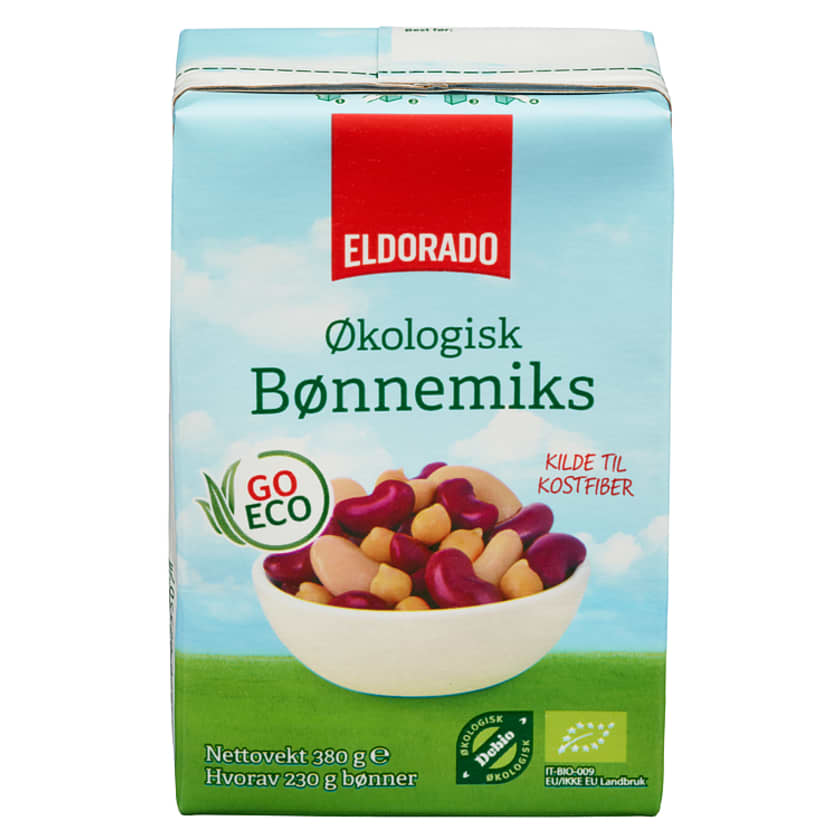 Bønnemix Økologisk 380g Go Eco Eldorado | Meny.no Bønner, hvite, 25 kg, økologisk | Norganic