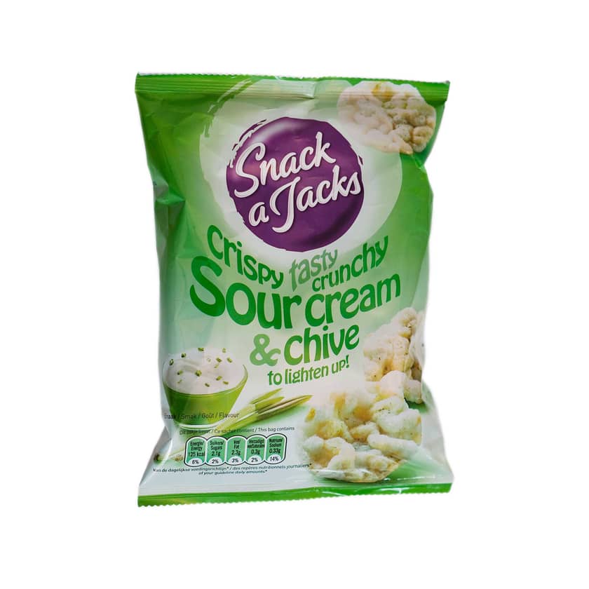 Snack A Jack Crispy Sour Cream 30g Quaker Meny.no