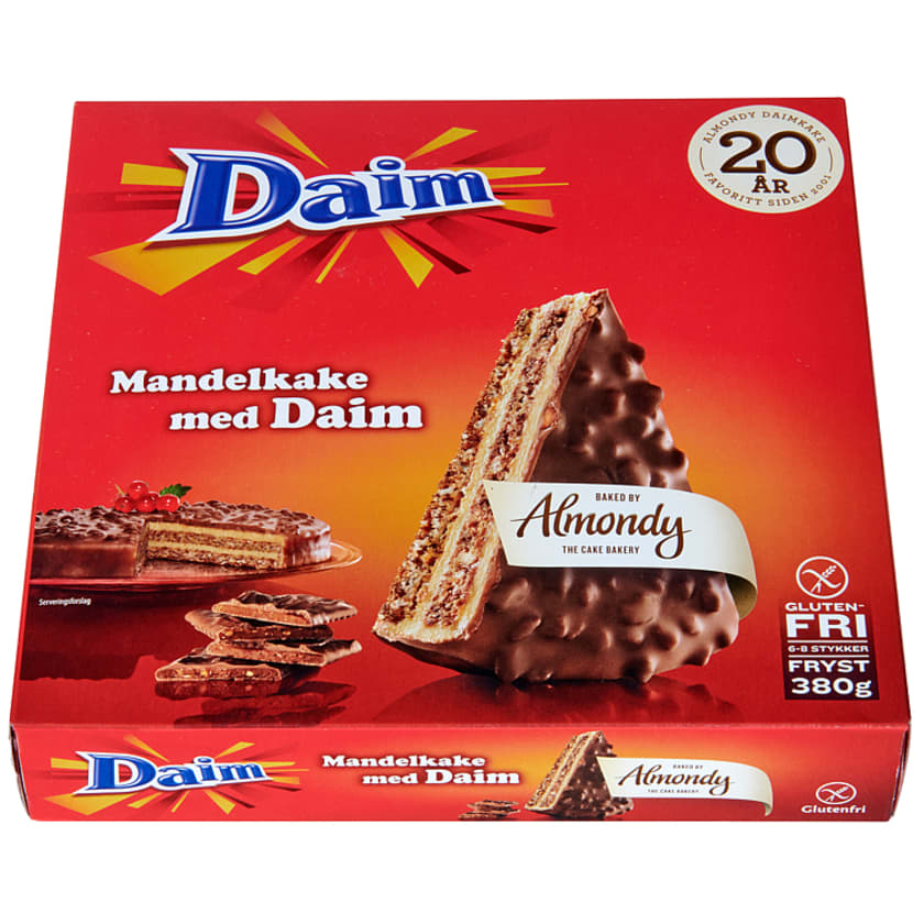 Almondy Daim Mandelkakeoppkrift Tilleggstips
