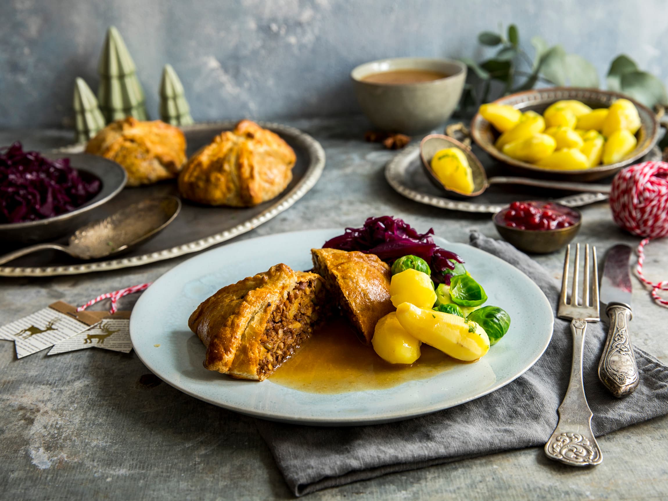 Vegan Mat På Tallerken