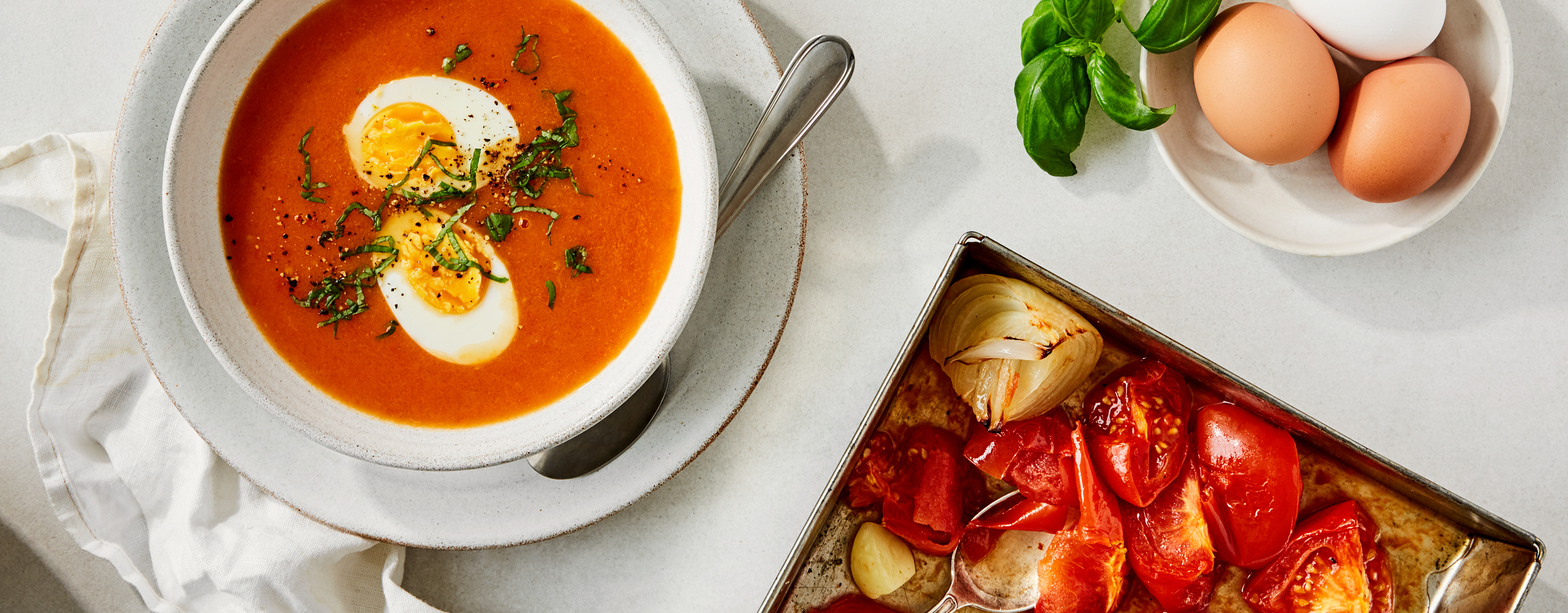 Ovnsbakt tomatsuppe