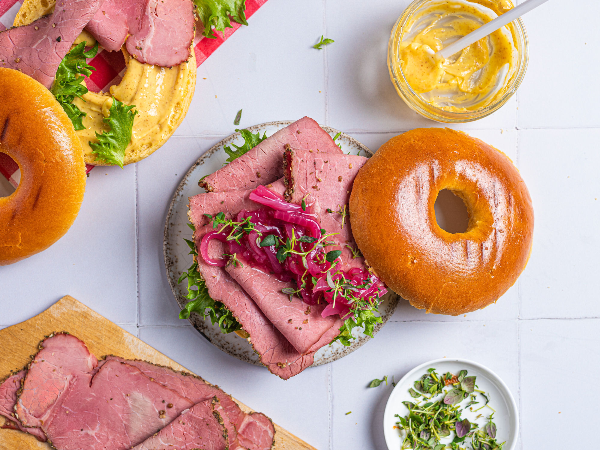 Bagel med pastrami