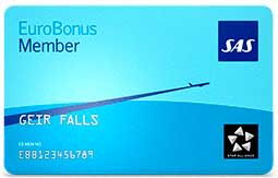 SAS EuroBonus lojalitetskort