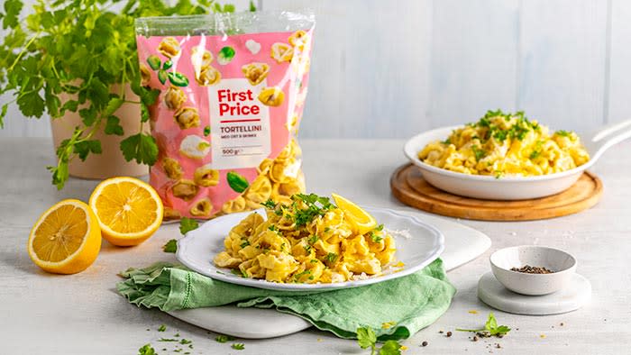 Tilbehør til tortellini med fløtesaus