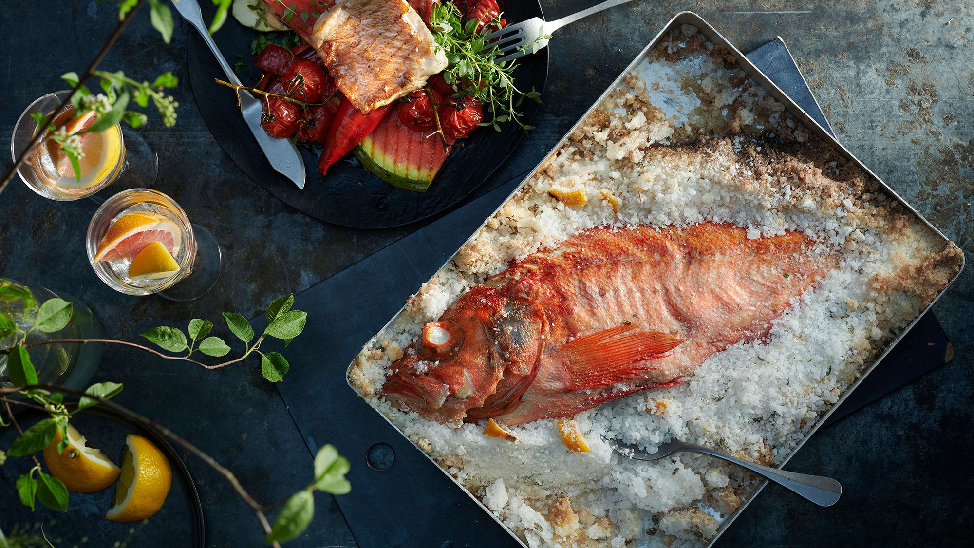 Saltbak uer med grillet melon.jpg